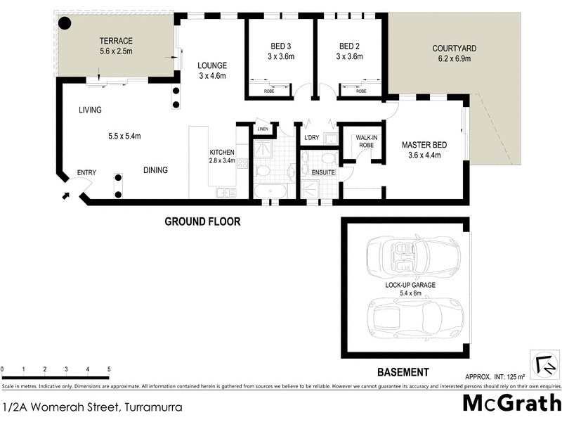 1/2A Womerah Street, Turramurra NSW 2074 Floorplan