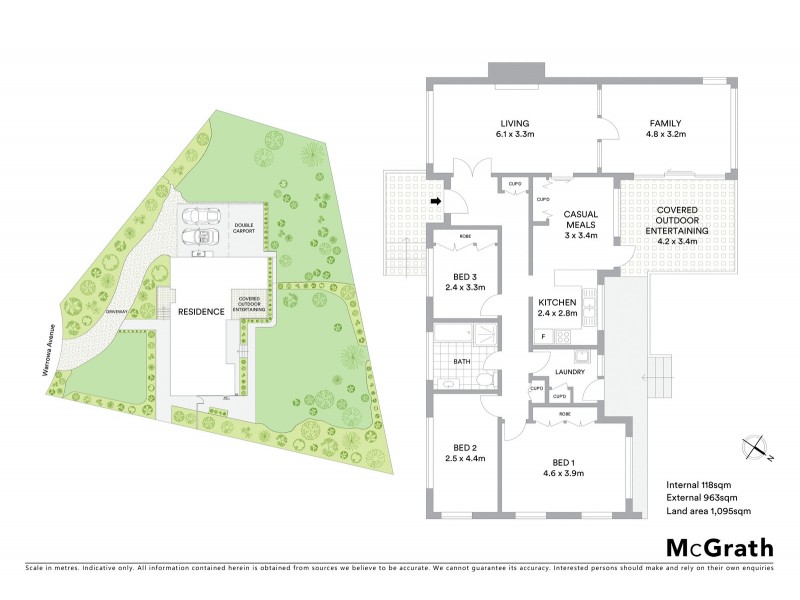 43 Warrowa Avenue, West Pymble NSW 2073 Floorplan