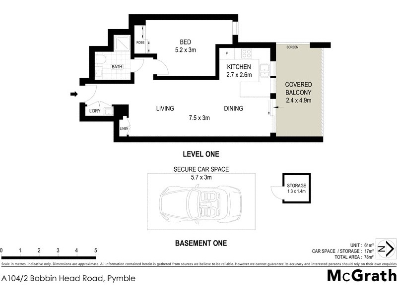 A104/2 Bobbin Head Road, Pymble NSW 2073 Floorplan