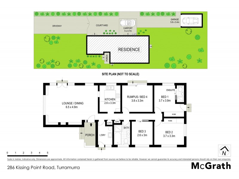 286 Kissing Point Road, Turramurra NSW 2074 Floorplan