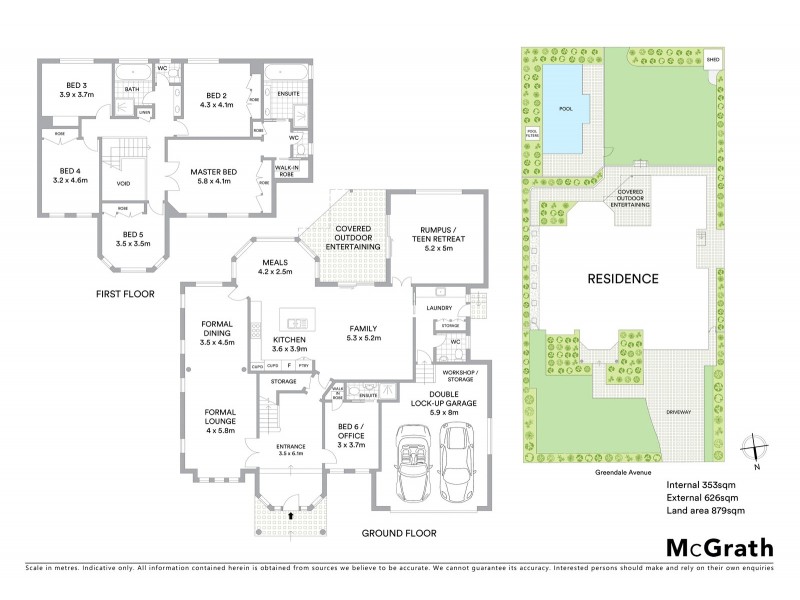 24 Greendale Avenue, Pymble NSW 2073 Floorplan
