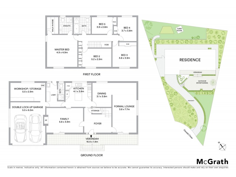 9 Oswald Close, Warrawee NSW 2074 Floorplan