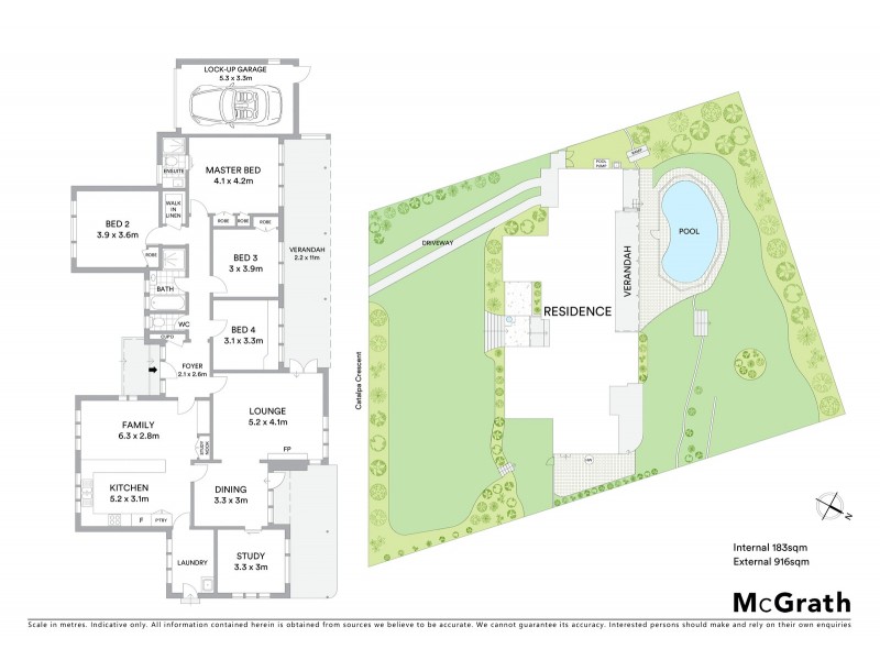 47 Catalpa Crescent, Turramurra NSW 2074 Floorplan