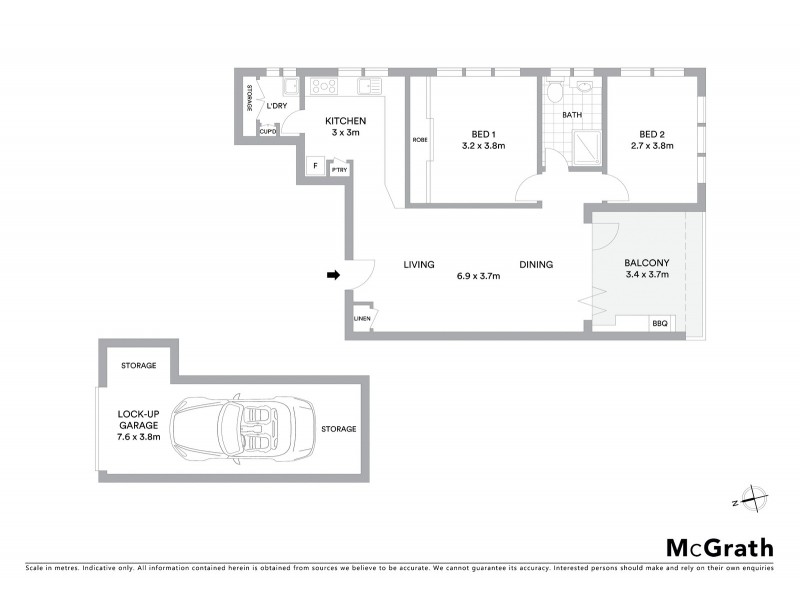 12/200 Pacific Highway, Lindfield NSW 2070 Floorplan