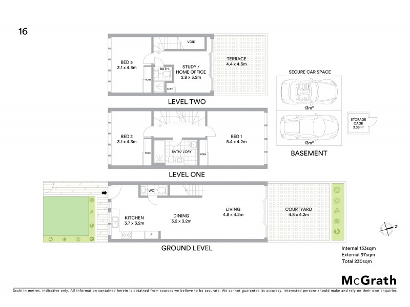 16/2-6 Womerah Street, Turramurra NSW 2074 Floorplan