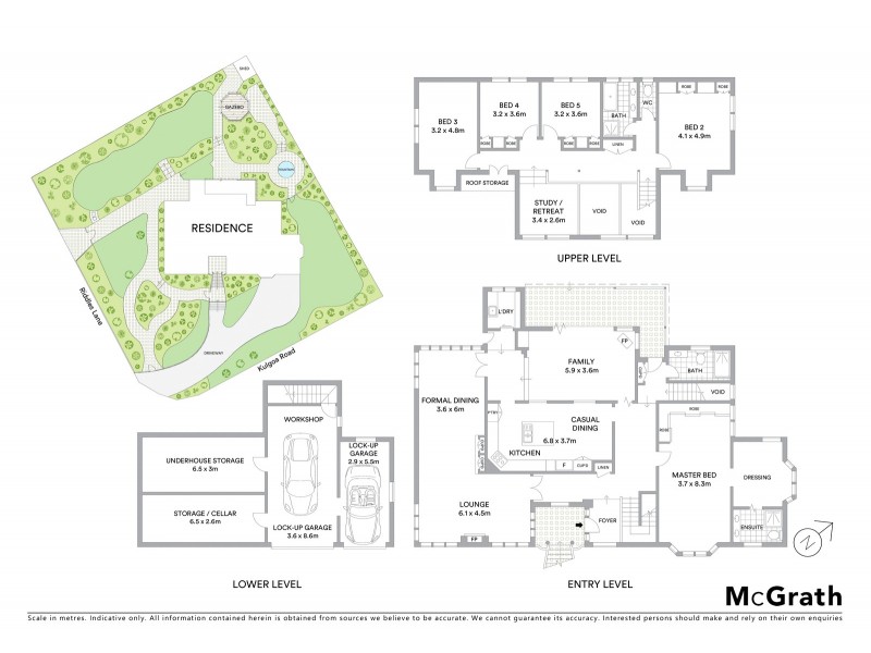 23 Riddles Lane, Pymble NSW 2073 Floorplan