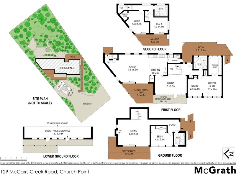 129 McCarrs Creek Road, Church Point NSW 2105 Floorplan