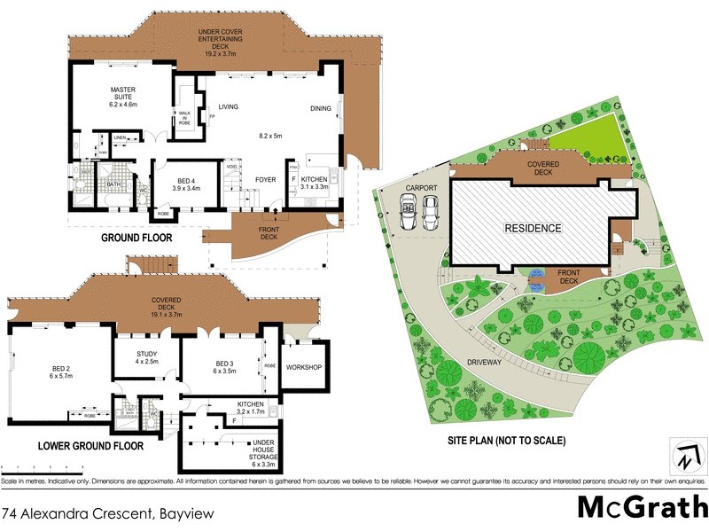 74 Alexandra Crescent, Bayview NSW 2104 Floorplan