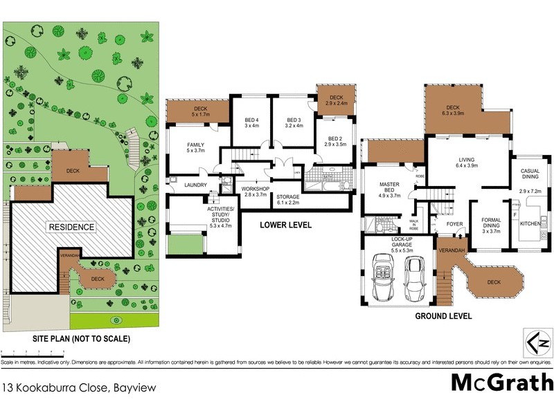 13 Kookaburra Close, Bayview NSW 2104 Floorplan