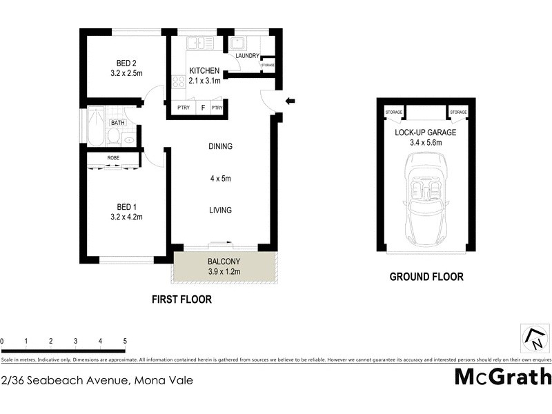 2/36 Seabeach Avenue, Mona Vale NSW 2103 Floorplan