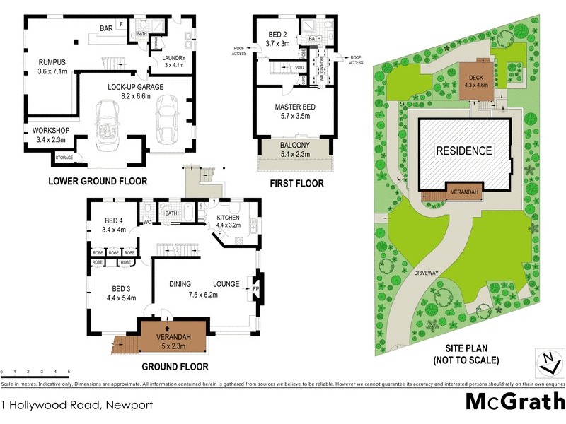 1 Hollywood Road, Newport NSW 2106 Floorplan