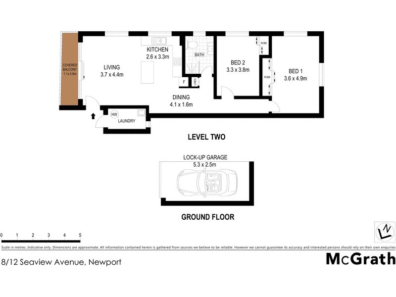 8/12 Seaview Avenue, Newport NSW 2106 Floorplan