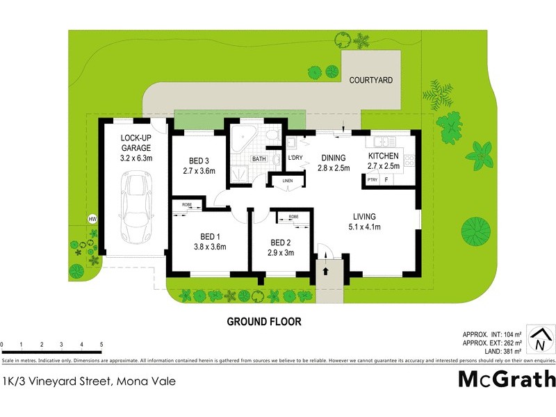 1K/3 Vineyard Street, Mona Vale NSW 2103 Floorplan