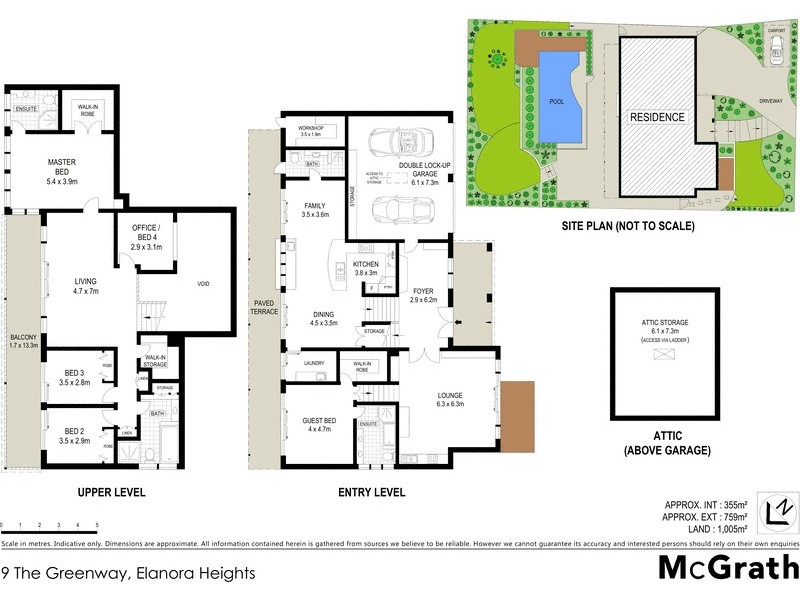 9 The Greenway, Elanora Heights NSW 2101 Floorplan