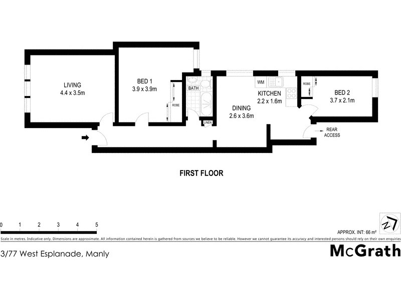 3/77 West Esplanade, Manly NSW 2095 Floorplan