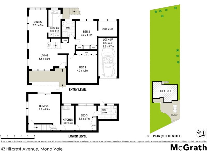 43 Hillcrest Avenue, Mona Vale NSW 2103 Floorplan