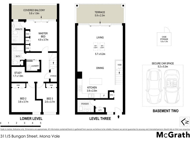 311/5 Bungan Street, Mona Vale NSW 2103 Floorplan