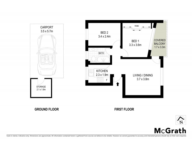 2/6 Darley Street, Mona Vale NSW 2103 Floorplan