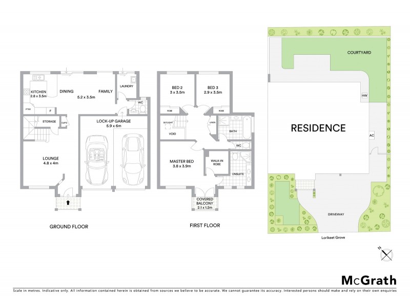 13 Lorikeet Grove, Warriewood NSW 2102 Floorplan