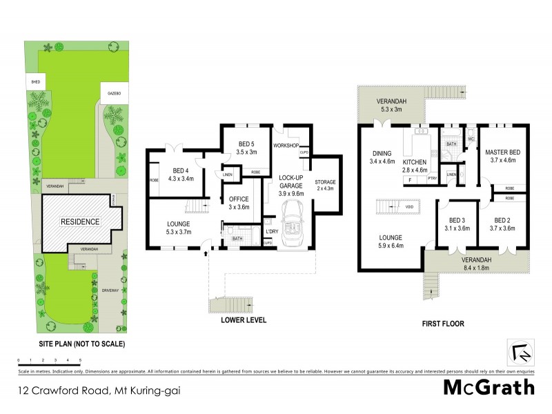 12 Crawford Road, Mount Kuring-gai NSW 2080 Floorplan