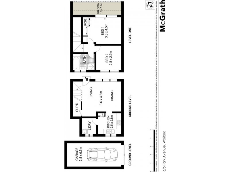 6/5 Park Avenue, Waitara NSW 2077 Floorplan