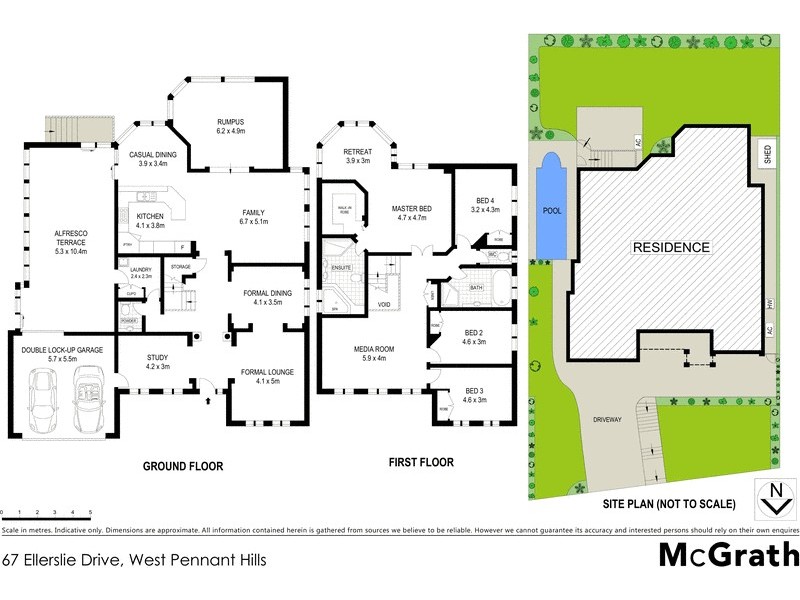 67 Ellerslie Drive, West Pennant Hills NSW 2125 Floorplan
