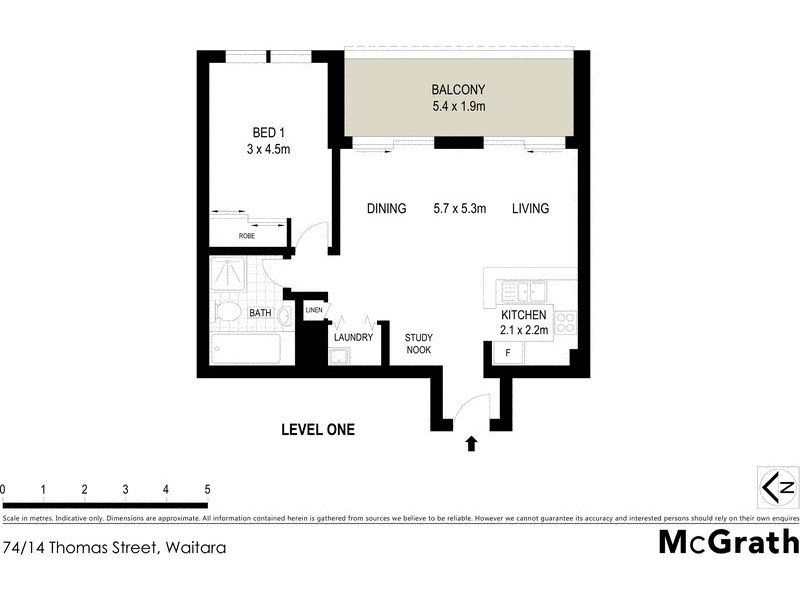 74/14 Thomas Street, Waitara NSW 2077 Floorplan