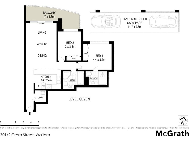 701/2 Orara Street, Waitara NSW 2077 Floorplan