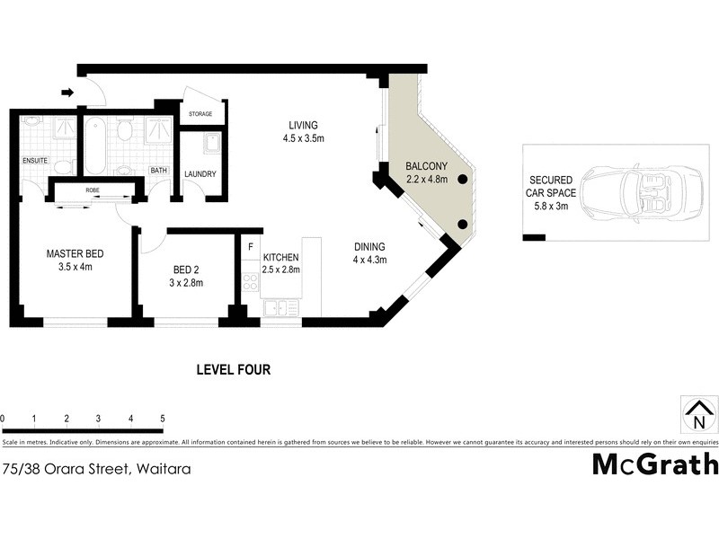 75/38 Orara Street, Waitara NSW 2077 Floorplan