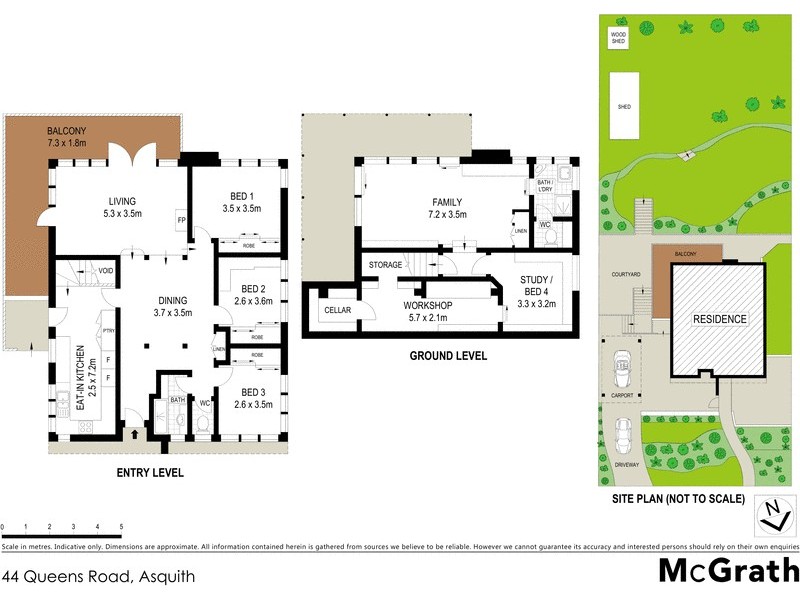 44 Queens Road, Asquith NSW 2077 Floorplan