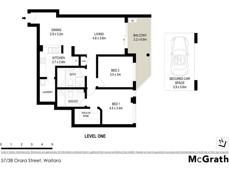 57/38 Orara Street, Waitara NSW 2077 Floorplan