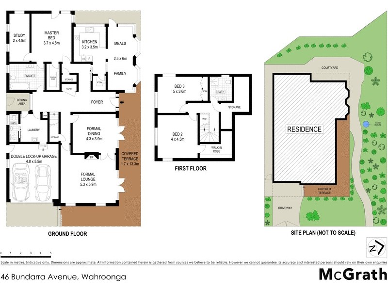 46 Bundarra Avenue, Wahroonga NSW 2076 Floorplan