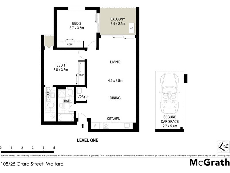 108/25 Orara Street, Waitara NSW 2077 Floorplan
