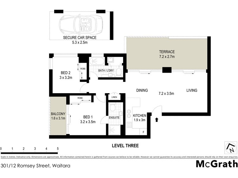 301/12 Romsey Street, Waitara NSW 2077 Floorplan