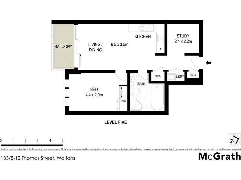 133/8 Thomas Street, Waitara NSW 2077 Floorplan