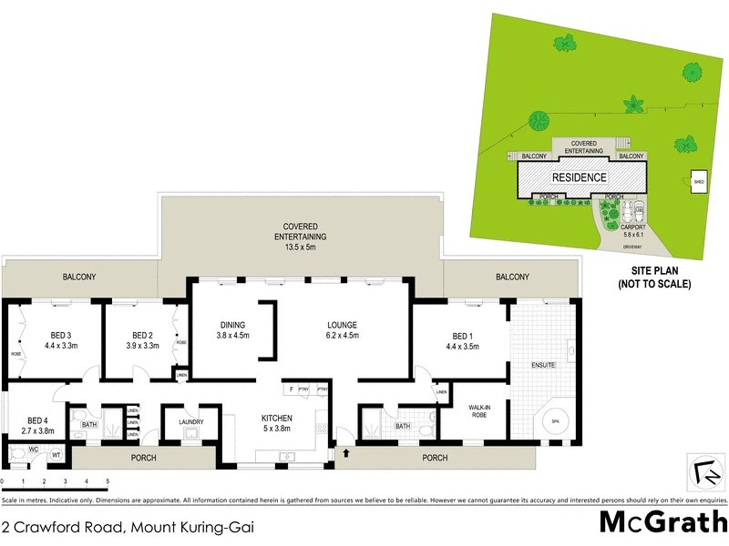 2 Crawford Road, Mount Kuring-gai NSW 2080 Floorplan