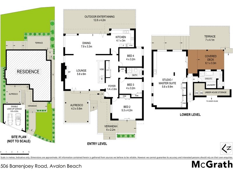 506 Barrenjoey Road, Avalon Beach NSW 2107 Floorplan