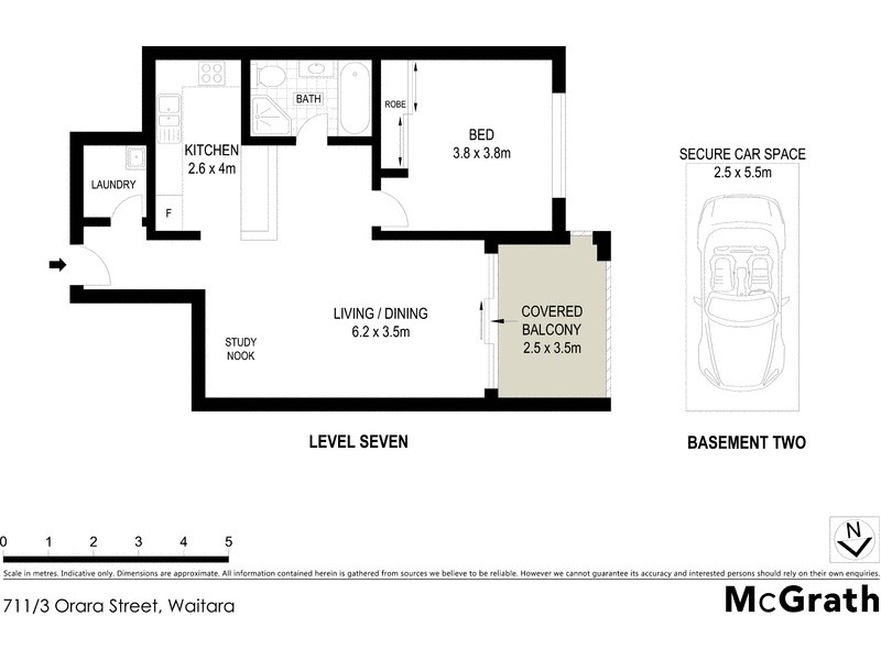 711/3 Orara Street, Waitara NSW 2077 Floorplan