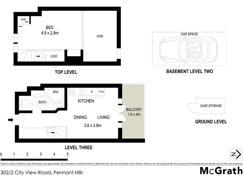 302/2 City View Road, Pennant Hills NSW 2120 Floorplan