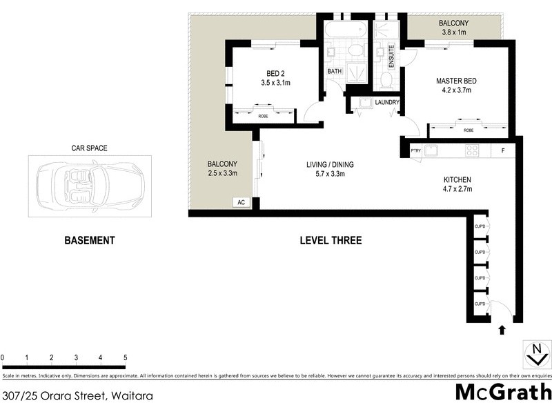 307/25 Orara Street, Waitara NSW 2077 Floorplan