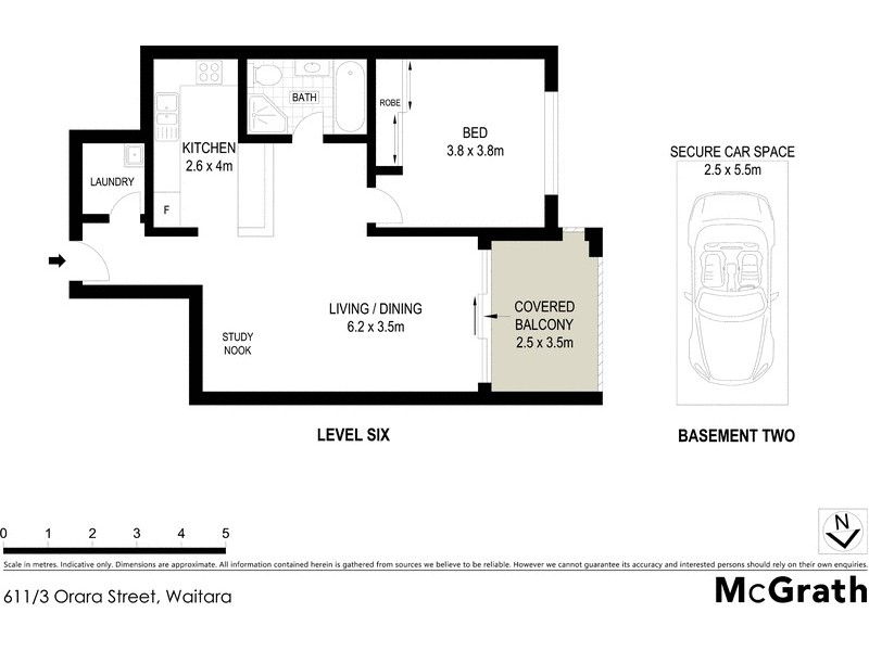 611/3 Orara Street, Waitara NSW 2077 Floorplan