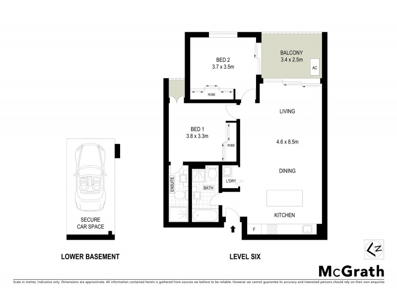 608/25 Orara Street, Waitara NSW 2077 Floorplan