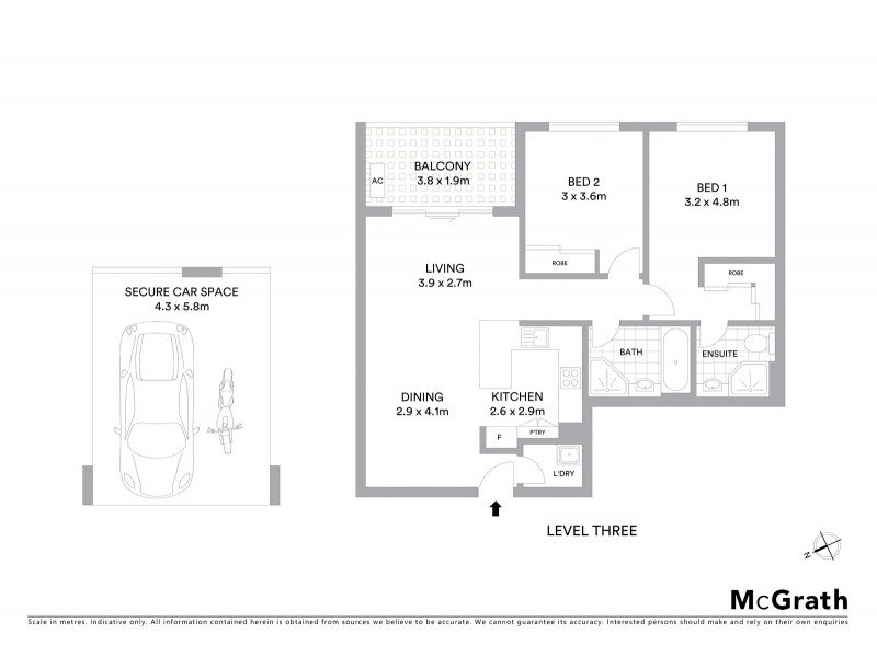 43/15 Orara Street, Waitara NSW 2077 Floorplan