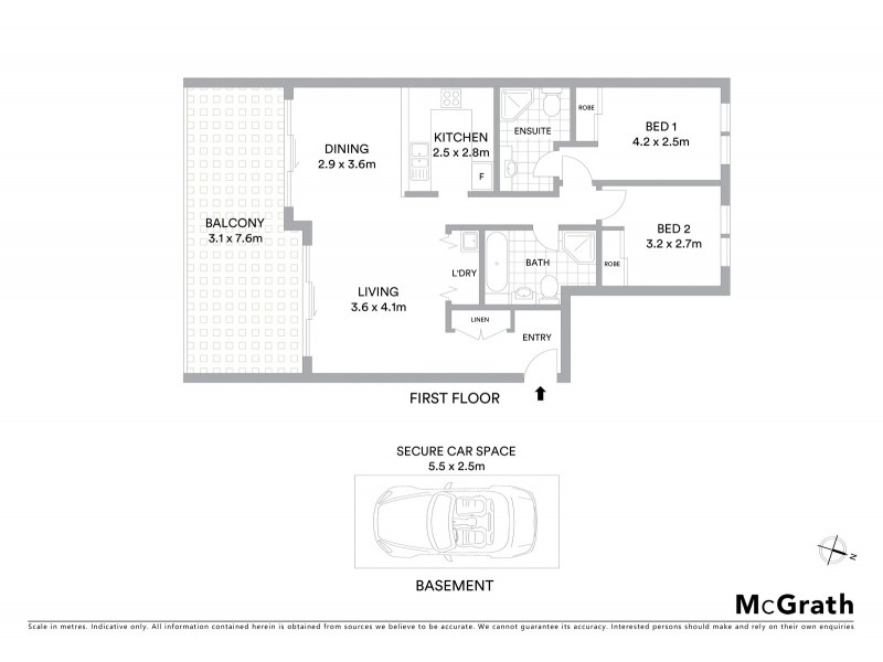 22/92 John Whiteway Drive, Gosford NSW 2250 Floorplan