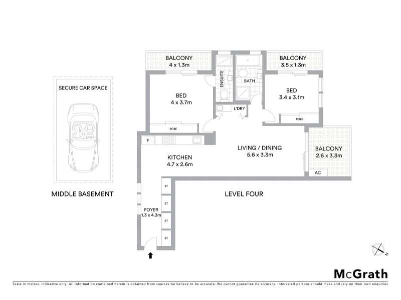 406/25 Orara Street, Waitara NSW 2077 Floorplan