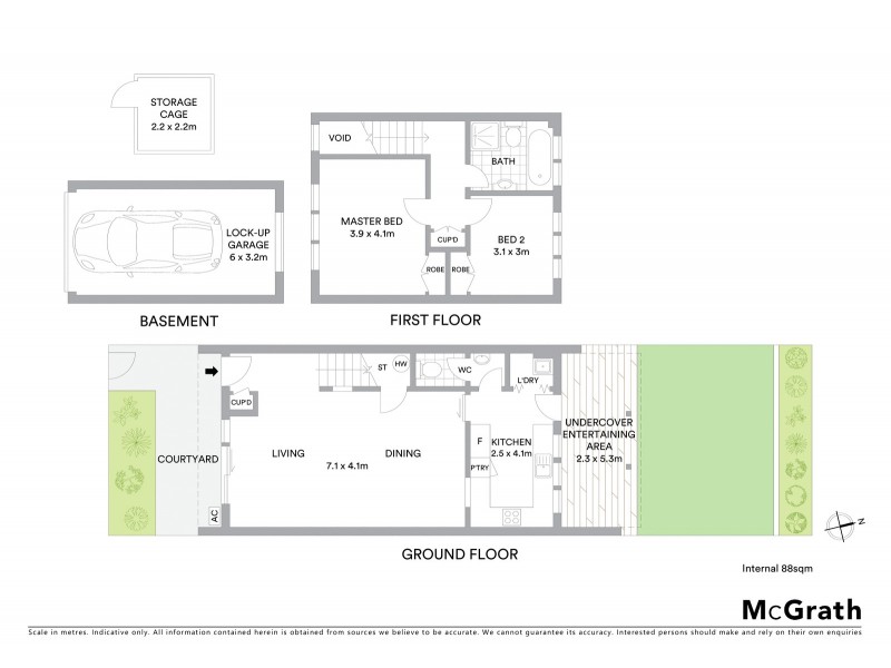 8/7 Unwin Road, Waitara NSW 2077 Floorplan