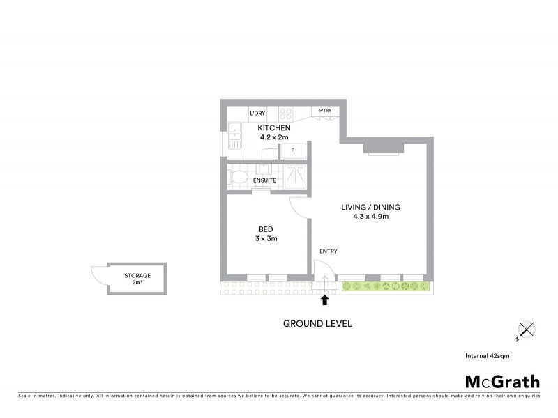 3/218 Brooklyn Road, Brooklyn NSW 2083 Floorplan