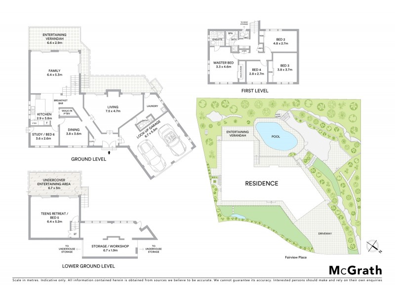 5 Fairview Place, Mount Kuring-gai NSW 2080 Floorplan