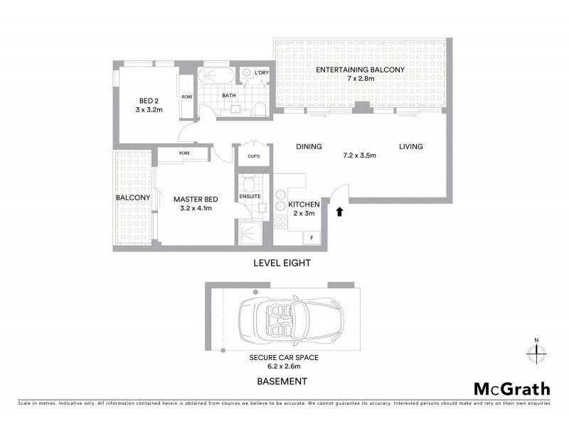 801/12 Romsey Street, Waitara NSW 2077 Floorplan
