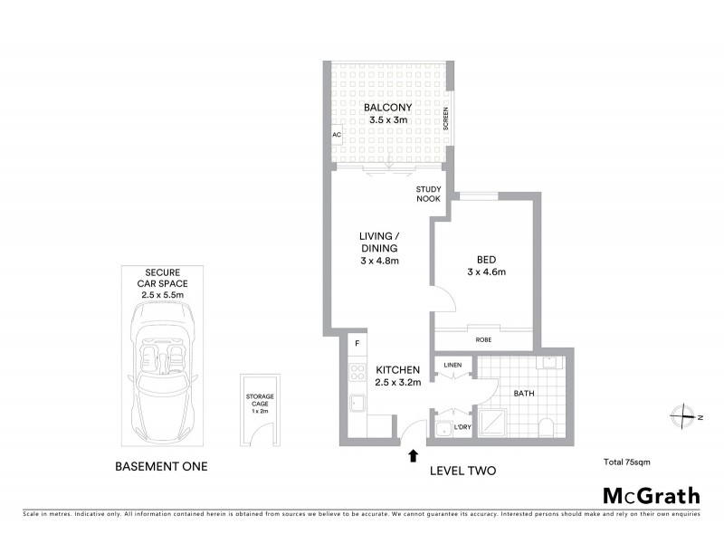 16/4 Park Avenue, Waitara NSW 2077 Floorplan